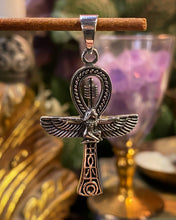 Load image into Gallery viewer, Egyptian Ankh Silver pendant