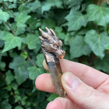 Load image into Gallery viewer, Dragon Totem pendant with Smoky Citrine Crystal