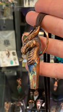 Load image into Gallery viewer, Dragon Totem with Labradorite and Green Tourmaline Relic Necklace