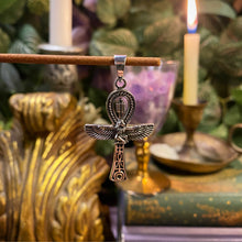 Load image into Gallery viewer, Egyptian Ankh Silver pendant