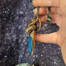 Load image into Gallery viewer, Dragon Totem and Labradorite Relic Necklace