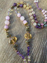 Load image into Gallery viewer, Amethyst point Mala necklace