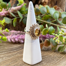 Load image into Gallery viewer, Citrine sterling silver ring