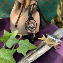 Load image into Gallery viewer, Cat Totem pendant with Black Tourmaline