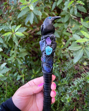 Load image into Gallery viewer, Black Onyx Raven Wand