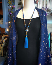 Load image into Gallery viewer, Aura Tiger Eye and Aura Agate Geode Mala necklace