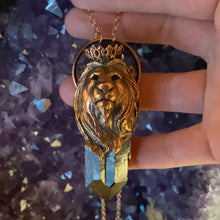 Load image into Gallery viewer, Crowned Lion Totem Smoky Quartz crystal pendant