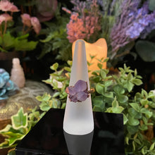 Load image into Gallery viewer, Amethyst Cluster Relic Ring
