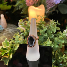 Load image into Gallery viewer, Agate Geode and Copper Ring