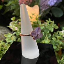 Load image into Gallery viewer, Amethyst Cluster Relic Ring