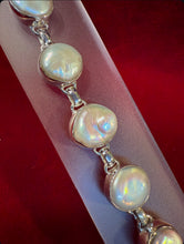Load image into Gallery viewer, Baroque Pearl sterling silver Bracelet