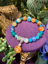 Load image into Gallery viewer, Crackled Agate crystal bracelet - Ground and overcome fears