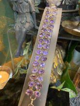 Load image into Gallery viewer, Faceted Amethyst bracelet