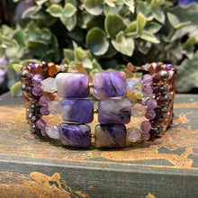 Load image into Gallery viewer, Mer-made with love crystal bead bracelet