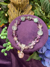 Load image into Gallery viewer, Rainbow Fluorite Crystal bracelet - Enhance Mental clarity