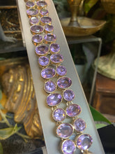 Load image into Gallery viewer, Faceted Amethyst bracelet