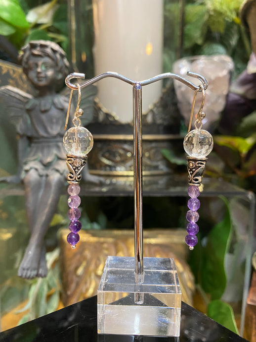 Quartz Wand earrings