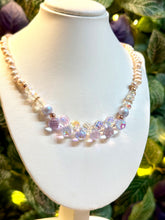 Load image into Gallery viewer, Fresh water Pearl and crystal necklace