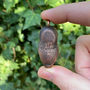 Owl Relic Pendant with Prehnite