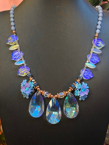“Morning Dew” crystal necklace