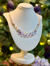 Load image into Gallery viewer, Fresh water Pearl and crystal necklace