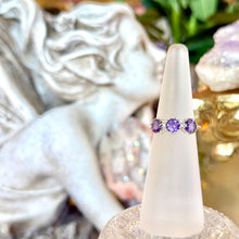 Load image into Gallery viewer, Faceted Amethyst Ring
