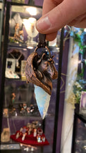Load image into Gallery viewer, Pegasus Totem Relic Pendant with knapped Opalite arrowhead