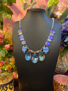 “Morning Dew” crystal necklace