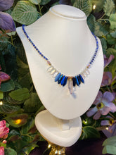 Load image into Gallery viewer, “Fantail Shimmer”- crystal beaded necklace