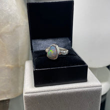 Load image into Gallery viewer, Sterling Silver Australian Opal ring