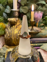 Load image into Gallery viewer, Aqua Aura &amp; Copper ring