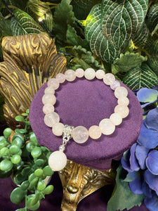 Rose Quartz crystal bracelet - Stone is Unconditional Love!