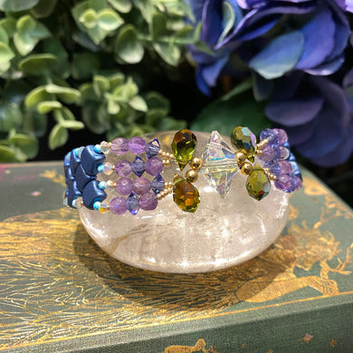 Mer-made with love crystal bracelet