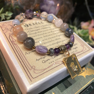 The Oracle - crystal beaded bracelet
