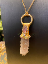 Load image into Gallery viewer, Spirit Quartz crystal necklace