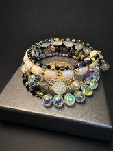 Load image into Gallery viewer, La Bohème Crystal wraparound bracelet