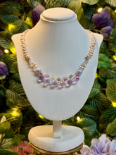 Load image into Gallery viewer, Fresh water Pearl and crystal necklace