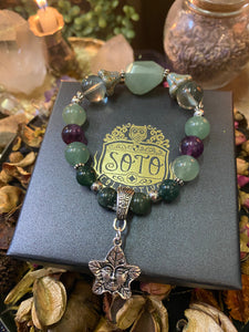Green 2025 crystal bracelet