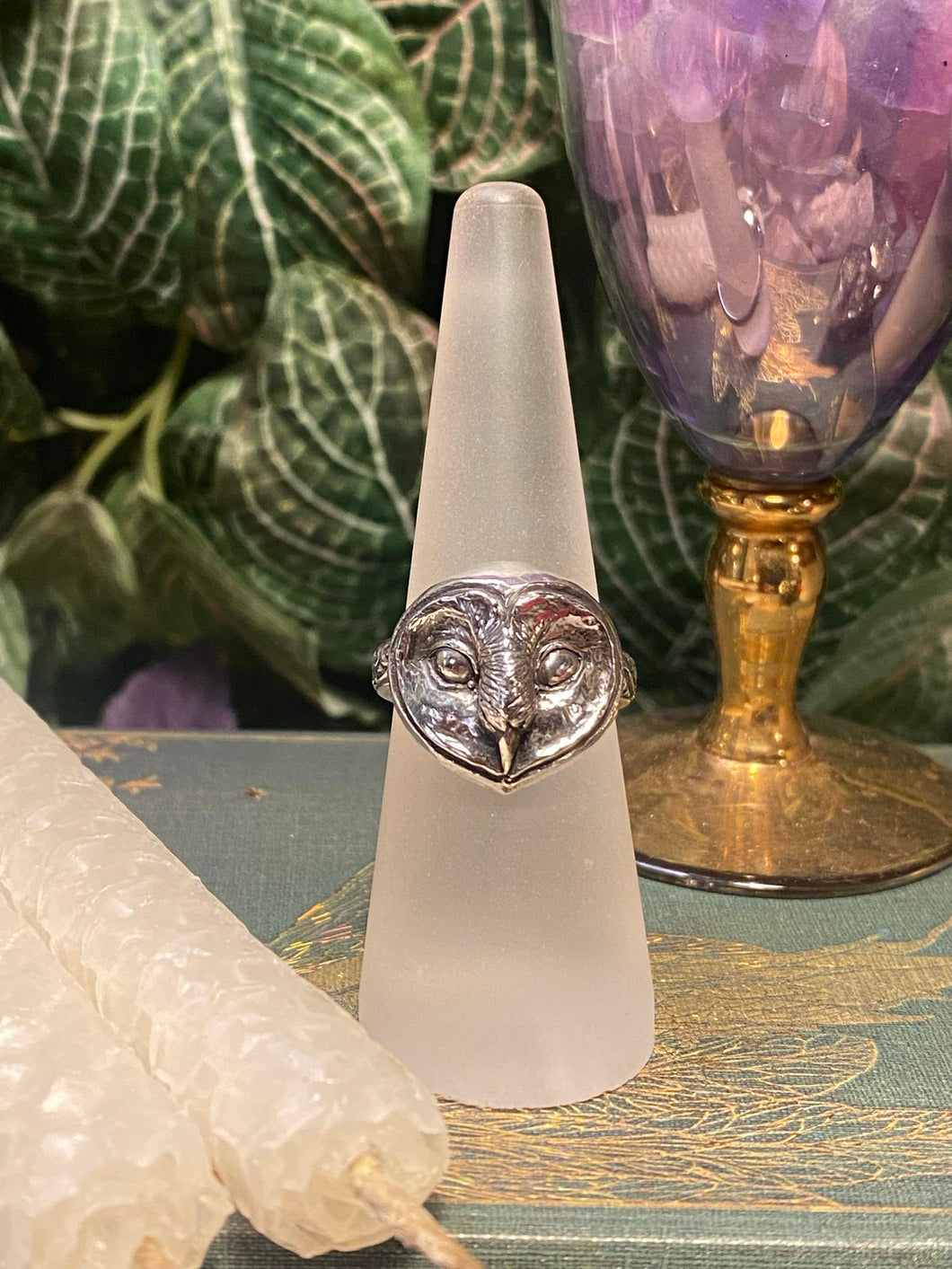 Silver Owlet Ring