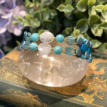 Load image into Gallery viewer, Mer-made with love crystal bracelet