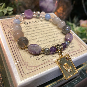The Oracle - Crystal beaded bracelet