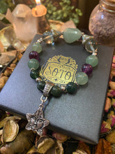 Load image into Gallery viewer, Green Man - crystal bracelet