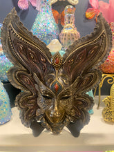 Load image into Gallery viewer, Butterfly Venetian mask wall hanging