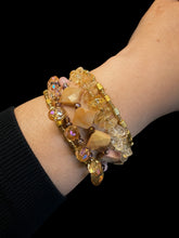 Load image into Gallery viewer, La Bohème Crystal wraparound bracelet
