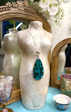 Load image into Gallery viewer, Malachite/ Chrysocolla pendant