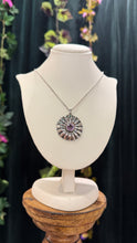 Load image into Gallery viewer, Aaron Hofman Original - Hand forged Daisy/ Zircon pendant