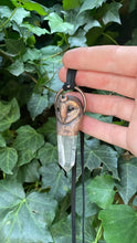 Load image into Gallery viewer, Barn Owl Relic Pendant with Clear Quartz Crystal