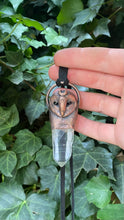 Load image into Gallery viewer, Barn Owl Relic Pendant with Clear Quartz Crystal