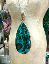 Load image into Gallery viewer, Malachite/ Chrysocolla pendant