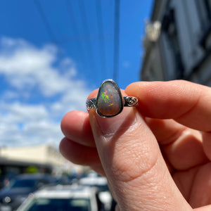 Sterling Silver Australian Opal ring